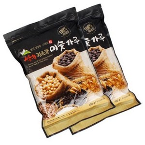 송림식품 쌀눈 검은콩 미숫가루, 700g, 2개