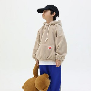 소년마켓 하트라벨 후리스후드(9호~19호)