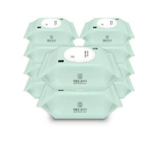 올림생활 물티슈 프리미엄 엠보 고평량 65gsm 70매x10팩 / 베이직 / 데일리, 01.올림생활 36평량 베이직 물티슈 100매 10팩, 10개, 100매입