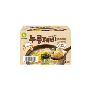 이가자연면 누룽제비 오리지널 147g 아침대용 식사대용 한끼식사, 1개, 882g