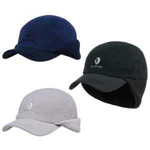 블랙야크 24년 공용 플리스소재 니트 귀덮개 볼캡 시보리플랩캡A 2BYHTF4914, D/GRAY, 058(M)