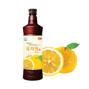 광야 늘감사 유자청 베이스 970ml 희석식음료, 1개