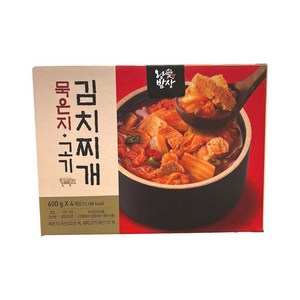 코스트코 김치도가 왕애밥상 묵은지 고기 김치찌개 2400g (600g x 4개), 1개, 2.4kg