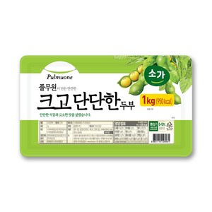 풀무원 크고단단한두부, 1kg, 1개