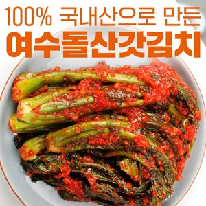 100% 국내산 재료 사용 여수 돌산 갓김치 김치 반찬 1.5키로 3키로 4.5키로, 1개, 1.5kg