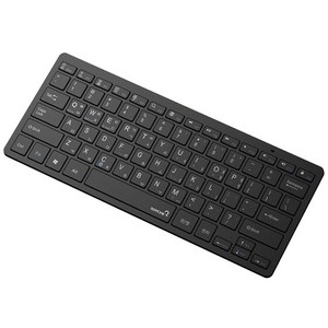 로이체 휴대용 슬림형 블루투스 5.0 무선 키보드, 블랙, KT3 PRO, 텐키리스