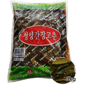 두남식품 청양간장고추 3kg/청양초간장고추 반찬, 3kg, 1개