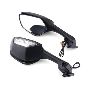 [호환] 오토바이 LED 백미러 방향 지시등 포함 사이드 닌자 ZX 10R ZX-10R 2011-2015 2016-2020 H2, 01 1Pai