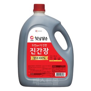 청정원 햇살담은 두 번 달여 더 진한 진간장, 3.6L, 1개