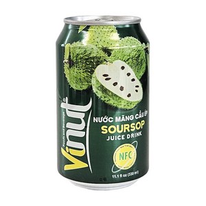 베트남 비누트 Vinut 사워솝 쥬스 330ml / 과즙음료 SOURSOP JUICE, 1개