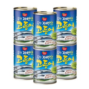 동원 고등어 통조림, 400g, 6개