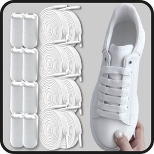 매듭없는 원터치 운동화 신발 끈 클립