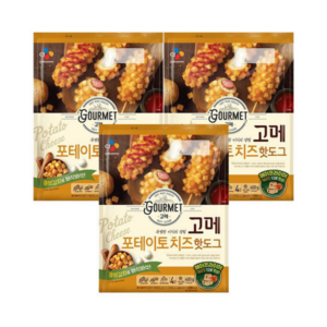 고메 CJ 포테이토치즈 핫도그 400g, 3개