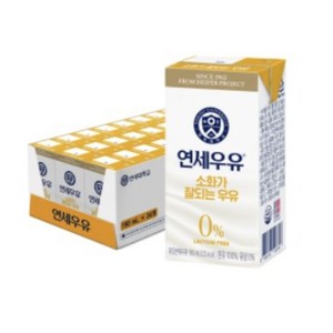 연세우유 소화가 잘되는 우유, 190ml, 24개