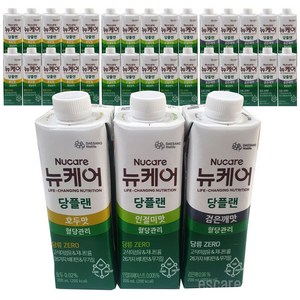 뉴케어 당플랜 3종혼합 호두맛 인절미맛 검은깨맛 (10팩씩), 30개, 200ml