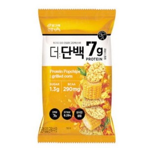 빙그레 더단백 군옥수수맛 팝칩 449g 단백질과자, 44g, 4개