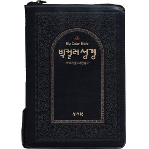 호산나몰 빅컬러성경 개역개정 새찬송가 대 색인 지퍼 검정 기독교백화점 기독교서점 성경책