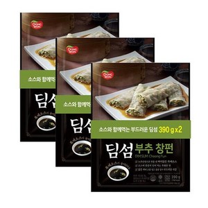 동원 딤섬 부추 창펀 390gx2개/국내산 돼지고기 특제 소스 동봉, 390g, 6개