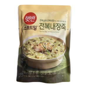 비비고 전복내장죽, 9개, 420g