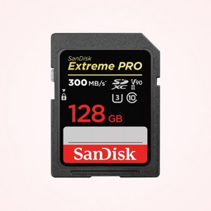 샌디스크 익스트림 프로 SD카드 UHS-II, 128GB, 1개