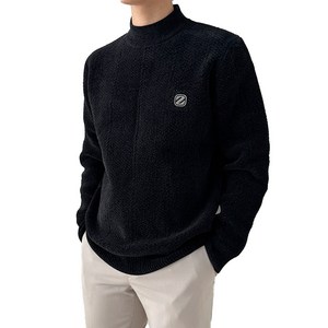 코즈홈 골프복 명품 골프웨어 반목 폴라 남성 겨울 티셔츠