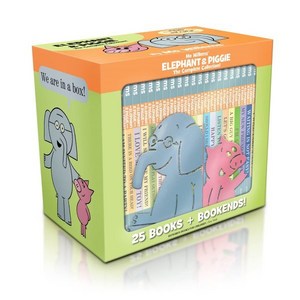 모 윌렘스 엘리펀트 앤 피기 원서 25종 세트 (북엔드 2종 포함) Elephant & Piggie: The Complete Collection, Hypeion Books fo Childen