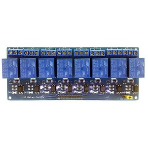 아두이노 8채널 릴레이 모듈 aduino Optocouple Relay Module RELAY-MODULE-8CH, 1개