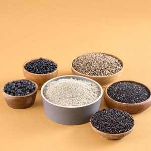 싸리재 [검은곡식 미숫가루 300g] 검은콩선식 흑임자 식사대용 곡물쉐이크, 1개, 300g