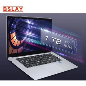 BSLAY 15.6인치 8GB 메모리 1TB 512G 256G 128G SSD 윈도 10 인텔 쿼드코어 노트북