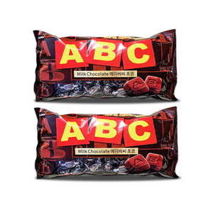 롯데웰푸드 ABC 초콜릿, 829g, 2개