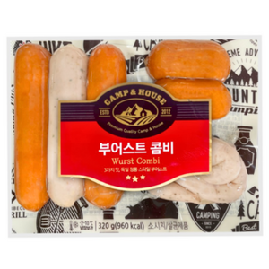 사조대림 캠프 앤 하우스 부어스트 콤비 320g, 7개