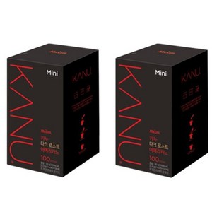 동서식품 맥심 카누 미니 다크 로스트 아메리카노 0.9g 100개입 x 6개, 900mg