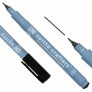 [지그] 수이또 크래프트(suitto crafters) 펜/ 블랙4종 Eraser2종, Medium(1.0mm) 블랙