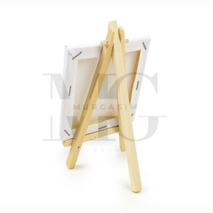 뮤르가즘 미니 이젤+캔버스 세트(10X10CM) 액자받침대