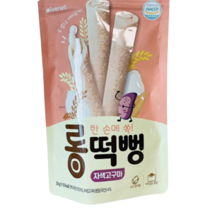 아이배냇 유아용 롱떡뻥 씰과자 30g, 2개, 자색고구마맛