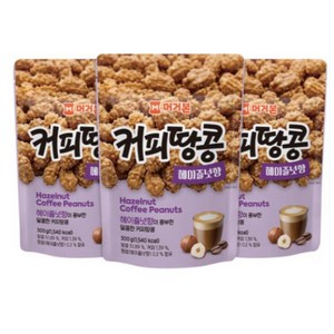 머거본 커피땅콩헤이즐넛향 300G X 3봉, 3개