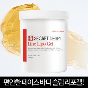 발롱뷰티 시크릿덤 라인 리포겔 피부라인관리 1000ml 피부관리 마사지젤 마사지겔 마사지크림, 1kg, 1개