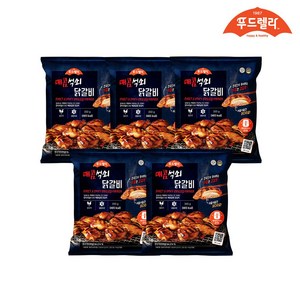 [푸드렐라]매콤석쇠닭갈비 300g, 5개