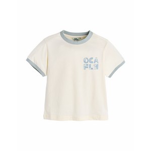 25년여름신상품 50%할인 [아콤어] 배색링거반팔티셔츠 C252TS362P 엔씨광주역점 컬리수