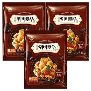 올반키친 꿔바로우 1.2kg x3팩, 3개