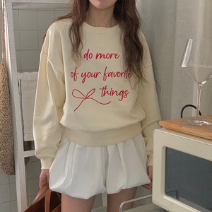 포멀크루 봄 리본 맨투맨