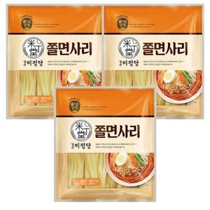 (냉장)[즐거운동행]미정당쫄면사리, 3개, 800g