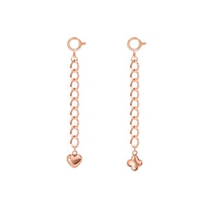 [골드팡] 14k/18k 통통연장체인 2종 (당일도착) 여성 데일리 하트 클로버 참 포인트 목걸이 팔찌 발찌 보조체인 연장줄 금줄 기본줄 보조줄 선물추천