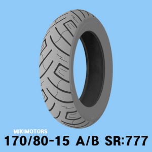 SHINKO 신흥 신코 타이어 15인치 ST7 VT1100 타이어뒤 170/80-15 A/B SR777, 1개