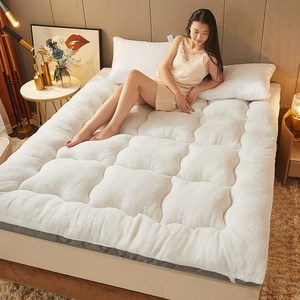 Roomxyd 양털 따뜻한 마약 매트리스 침대 토퍼 매트