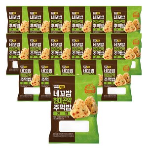 네네치킨 네꼬밥 현미 곤약주먹밥 야채, 100g, 18개