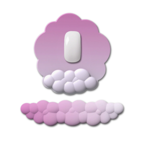 프레퍼 몽실몽실 구름 팜레스트 세트, 1세트, 로즈핑크