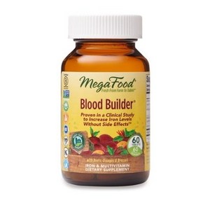 Megafood 블러드 빌더 타블렛, 1개, 60정