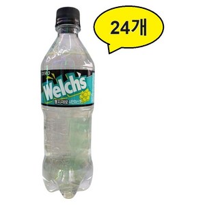 웰치스 제로 샤인머스캣, 600ml, 24개