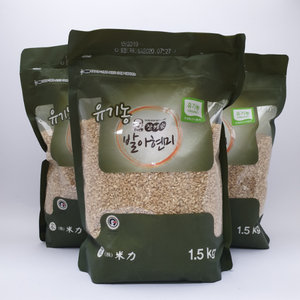 [24년햅쌀] 장세순 유기농/무농약/발아현미 3kg 4kg 4.5kg 현미 산지본사직송, 1개, 유기농발아현미